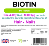 Biotin 10mg Tablets lindensUK 