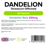 Dandelion 250mg Capsules lindensUK 
