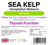 Sea Kelp 500mg Tablets lindensUK 
