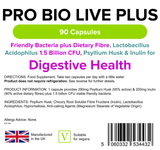 Pro Bio Live Plus (+dietary fibre) Capsules lindensUK 