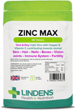 Zinc Max Tablets Immune lindensUK 90 