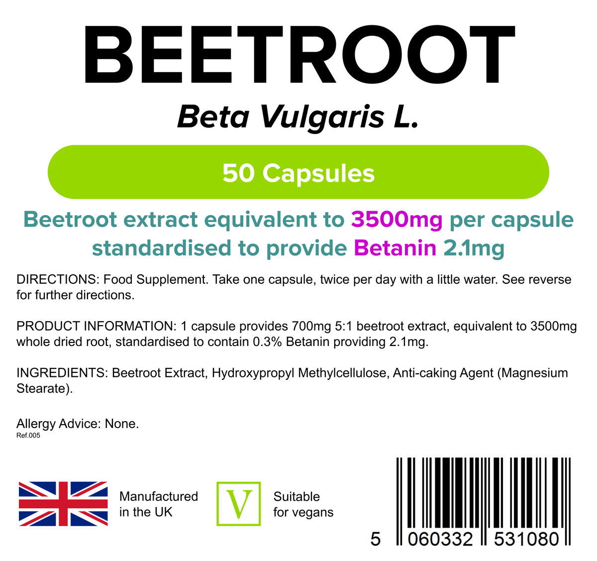 Nutricost, Beetroot, 180 Capsules (800 Mg Per Capsule - Foto 6