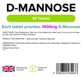 D-Mannose 1000mg Tablets lindensUK 