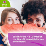 Multivitamins A-Z Daily Tablets lindensUK 
