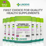 Vitamin D3 1000IU Tablets lindensUK 