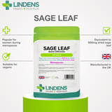 Sage Leaf 500mg Tablets lindensUK 