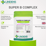 Super Vitamin B Complex Tablets lindensUK 