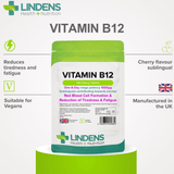 Vitamin B12 1000mcg Sublingual Tabs lindensUK 