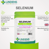 Selenium 100mcg & Zinc Tablets lindensUK 
