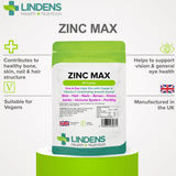 Zinc Max Tablets Immune lindensUK 