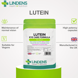 Lutein 10mg (Marigold Extract) Capsules lindensUK 