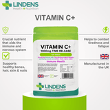 Vitamin C+ 1000mg (Time Release) Tablets lindensUK 