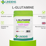 L-Glutamine 500mg Capsules lindensUK 