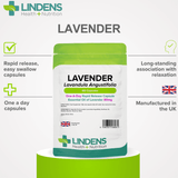 Lavender Essential Oil 80mg Capsules lindensUK 