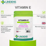 Vitamin E 100IU Capsules lindensUK 