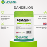 Dandelion 250mg Capsules lindensUK 
