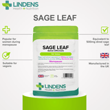 Sage Leaf 500mg Tablets lindensUK 