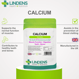Calcium 400mg Tablets lindensUK 