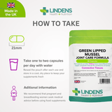 Green Lipped Mussel 500mg Capsules lindensUK 