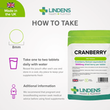 Cranberry Juice 5000mg Tablets lindensUK 