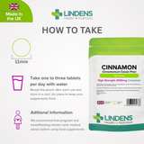 Cinnamon 3000mg Tablets lindensUK 