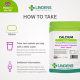 Calcium 400mg Tablets lindensUK 