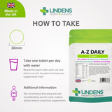 Multivitamins A-Z Daily Tablets lindensUK 