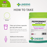 Peppermint Oil 50mg Capsules lindensUK 