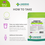 Digestive Enzymes Daily Tablets lindensUK 