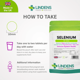 Selenium 100mcg & Zinc Tablets lindensUK 