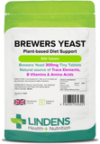 Brewers Yeast 300mg Tablets lindensUK 