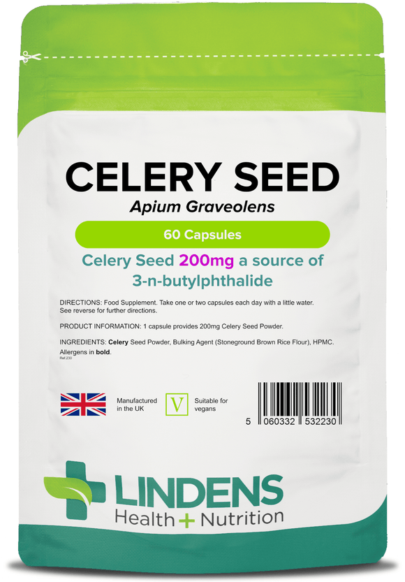 Celery Seed 200mg Capsules lindensUK 