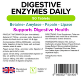 Digestive Enzymes Daily Tablets lindensUK 