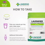 Lavender Essential Oil 80mg Capsules lindensUK 
