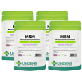MSM (methylsulphonylmethane) 1000mg Tablets lindensUK 