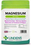 Magnesium Tablets (MgO 500mg) lindensUK 500 