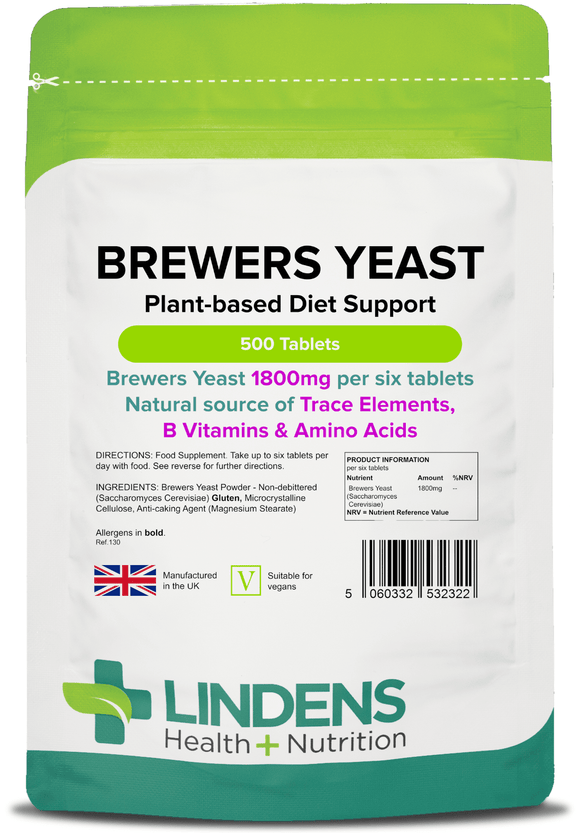Brewers Yeast 300mg Tablets lindensUK 500 