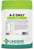 Multivitamins A-Z Daily Tablets lindensUK 