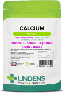 Calcium 400mg Tablets lindensUK 100 