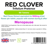 Red Clover 1000mg Tablets lindensUK 