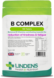 Vitamin B Complex Tablets lindensUK 100 