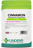 Cinnamon 3000mg Tablets lindensUK 100 