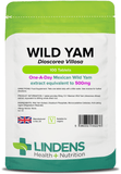 Wild Yam 500mg Tablets lindensUK 100 