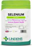 Selenium 100mcg & Zinc Tablets lindensUK 100 