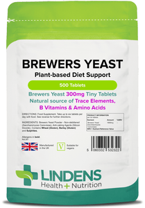 Brewers Yeast 300mg Tablets lindensUK 500 