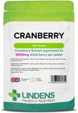 Cranberry Juice 5000mg Tablets lindensUK 100 