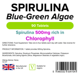 Spirulina 500mg Tablets lindensUK 