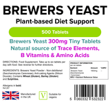 Brewers Yeast 300mg Tablets lindensUK 