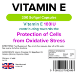Vitamin E 100IU Capsules lindensUK 