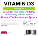 Vitamin D3 5000IU Capsules lindensUK 